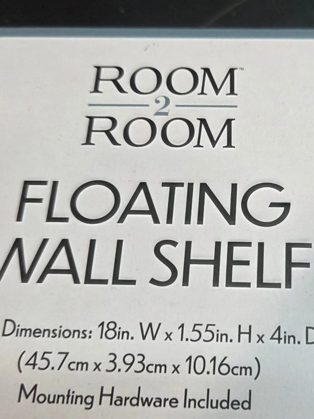 NEW Set Of 2 Floating Wall Shelf New In Box